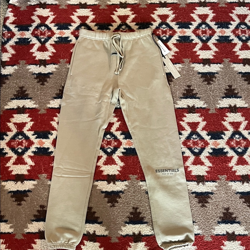 Fear of God Essentials Men's Sweatpants Olive Size XS Brand new with tag
